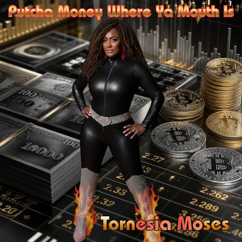 Putcha Money Where Ya Mouth Is by Tornesia Moses, cover art