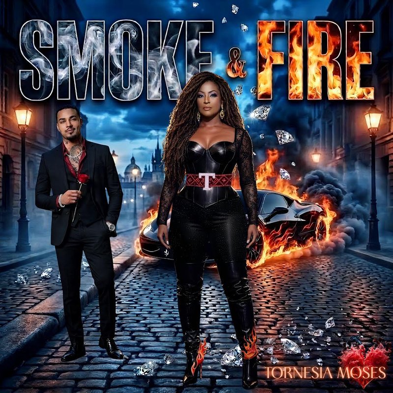 Smoke and Fire by Tornesia Moses, cover art